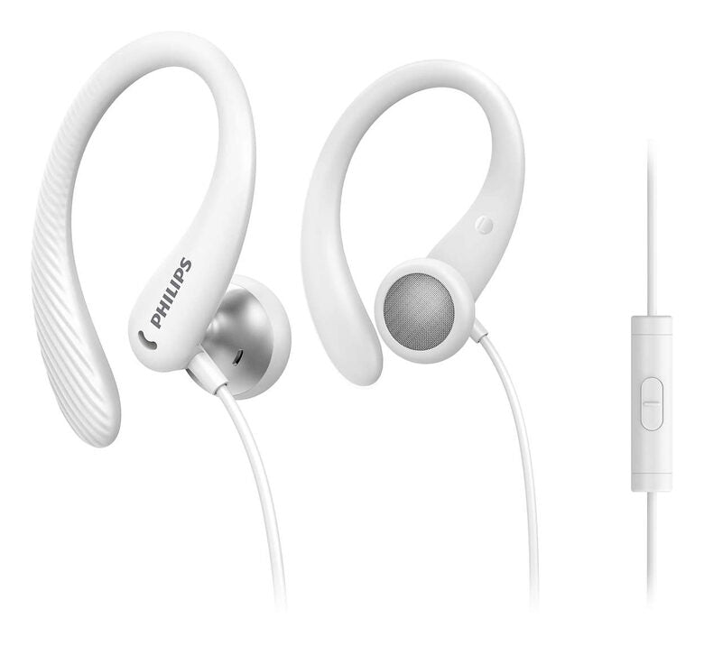 Philips TAA1105WT/00 cuffia e auricolare Cablato A clip, In-ear Sport Bianco