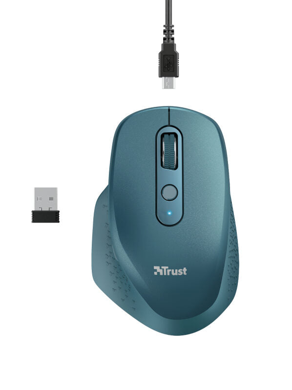Trust Ozaa mouse Mano destra RF Wireless Ottico 2400 DPI