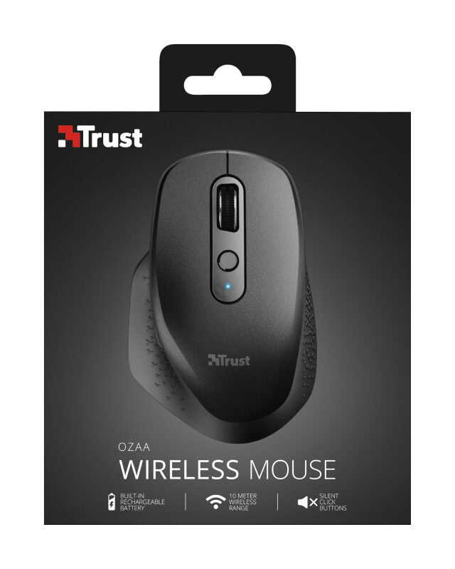 Trust Ozaa mouse Mano destra RF Wireless Ottico 2400 DPI
