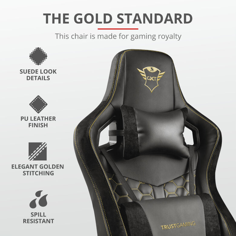 Trust GXT 712 Resto Pro Sedia per gaming universale Nero, Giallo