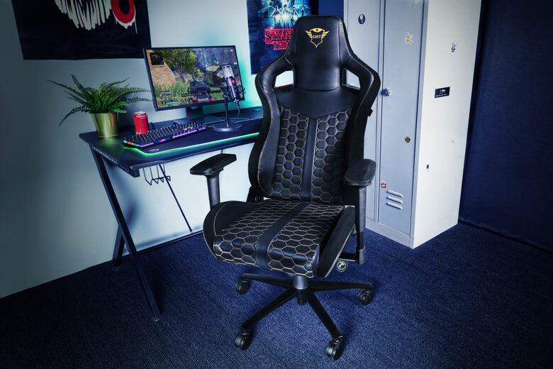 Trust GXT 712 Resto Pro Sedia per gaming universale Nero, Giallo