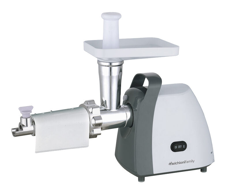 Melchioni 118420214 tritacarne 250 W Grigio, Stainless steel, Bianco