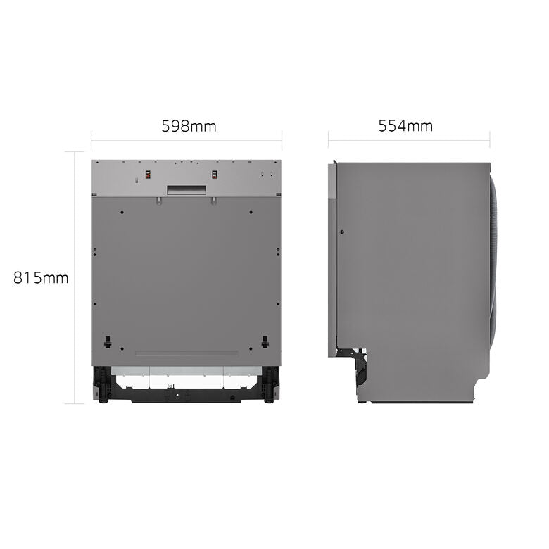 LG QuadWash DB242TX Lavastoviglie a scomparsa totale Classe D 46dB 14 coperti Wi-Fi