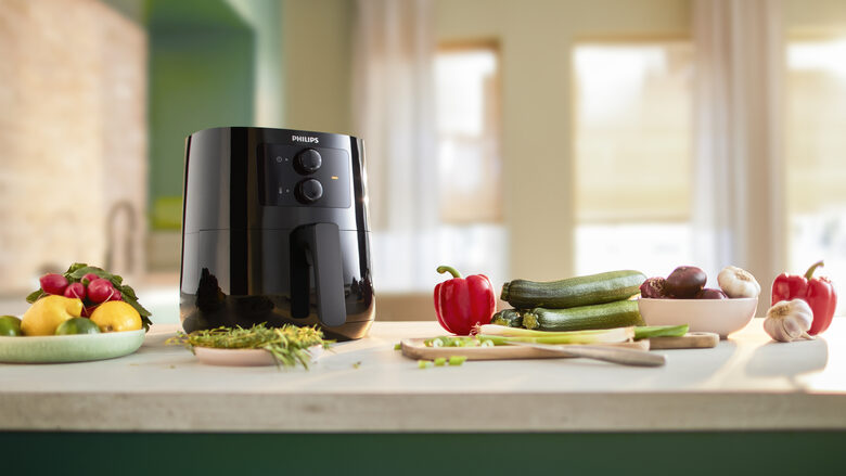 Philips Essential Friggitrice ad aria HD9200/90 da 4,1L e 0,8 kg con tecnologia Rapid Air
