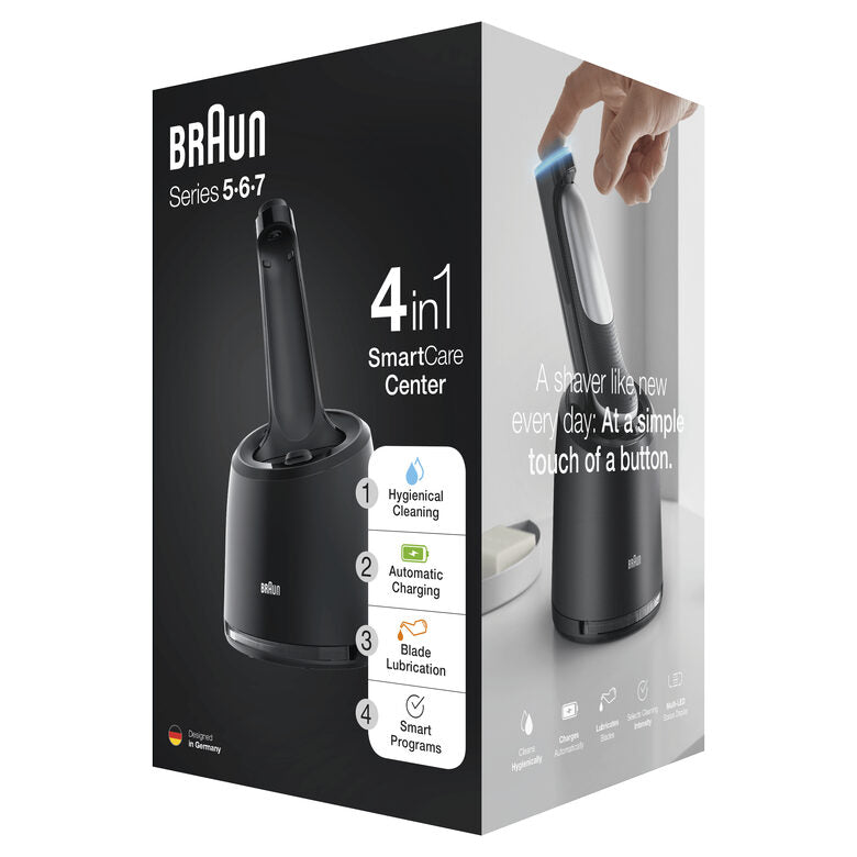 Braun Stazione Di Pulizia SmartCare 4 In 1 Per Rasoio Elettrico Series 5, 6 E 7 (Nuova Generazione)