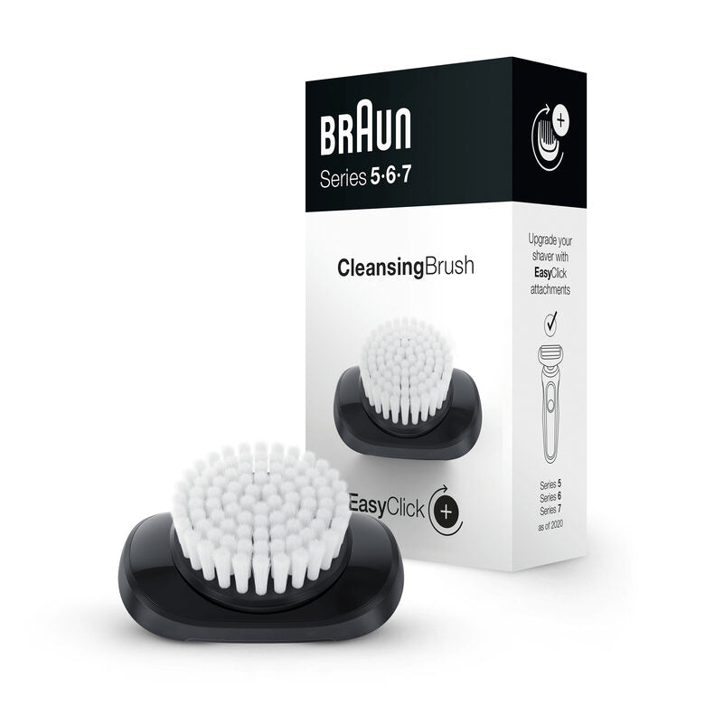 Braun EasyClick Accessorio Spazzola Per La Pulizia Per Rasoio Elettrico Series 5, 6 E 7 (Nuova Generazione)