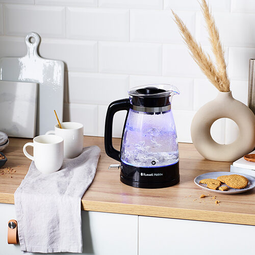 Russell Hobbs 26080-70 bollitore elettrico 1,7 L 2400 W Nero, Trasparente