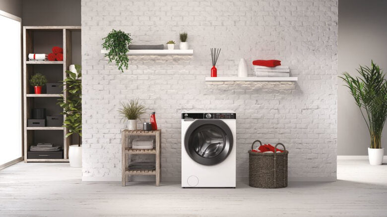 Hoover H-WASH 500 lavatrice Libera installazione Caricamento frontale 9 kg 1600 Giri/min A Bianco