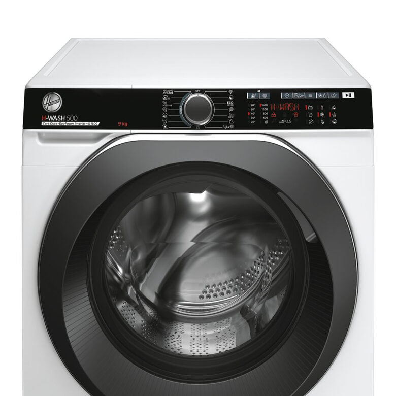 Hoover H-WASH 500 lavatrice Libera installazione Caricamento frontale 9 kg 1600 Giri/min A Bianco