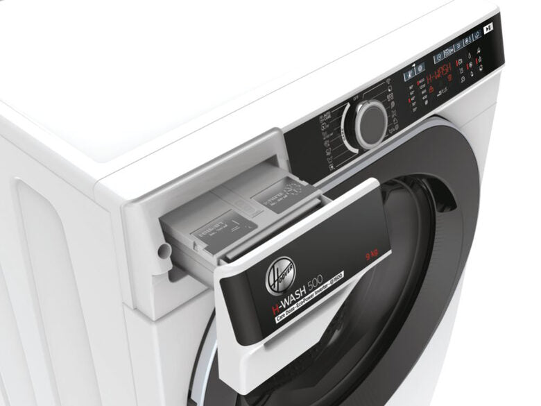 Hoover H-WASH 500 lavatrice Libera installazione Caricamento frontale 9 kg 1600 Giri/min A Bianco