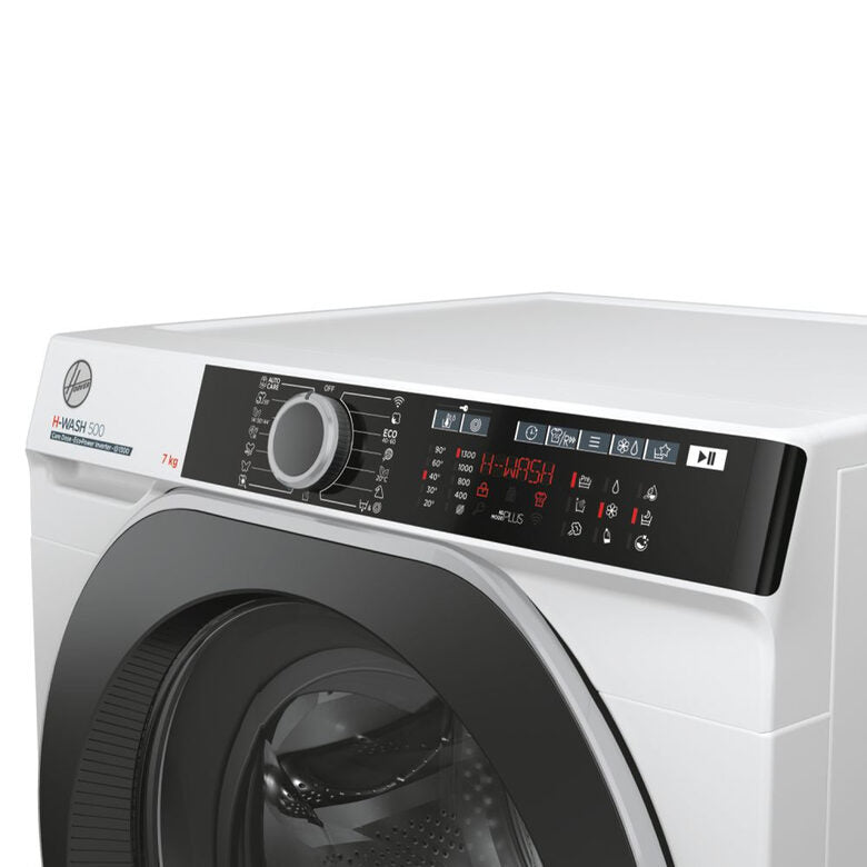 Hoover H-WASH 500 lavatrice Libera installazione Caricamento frontale 7 kg 1300 Giri/min A Bianco