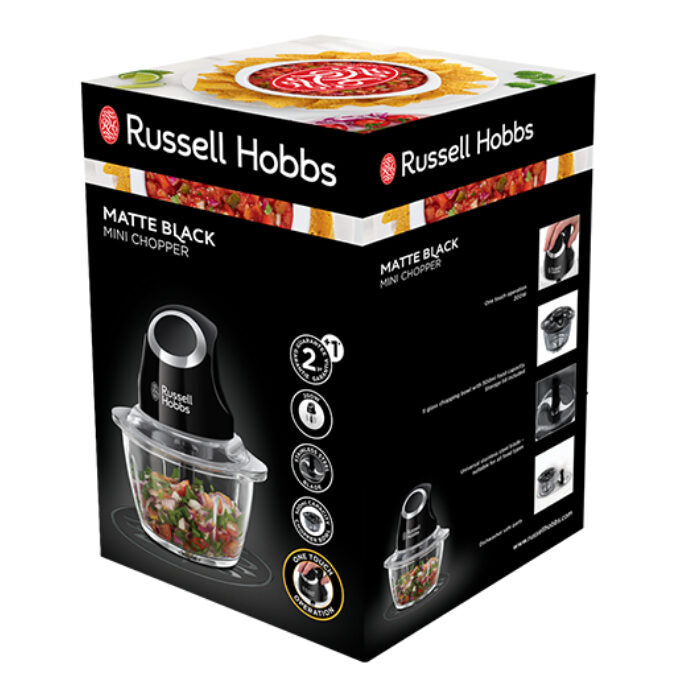 Russell Hobbs 24662-56 tritaverdure elettrico 0,5 L 200 W Nero, Trasparente