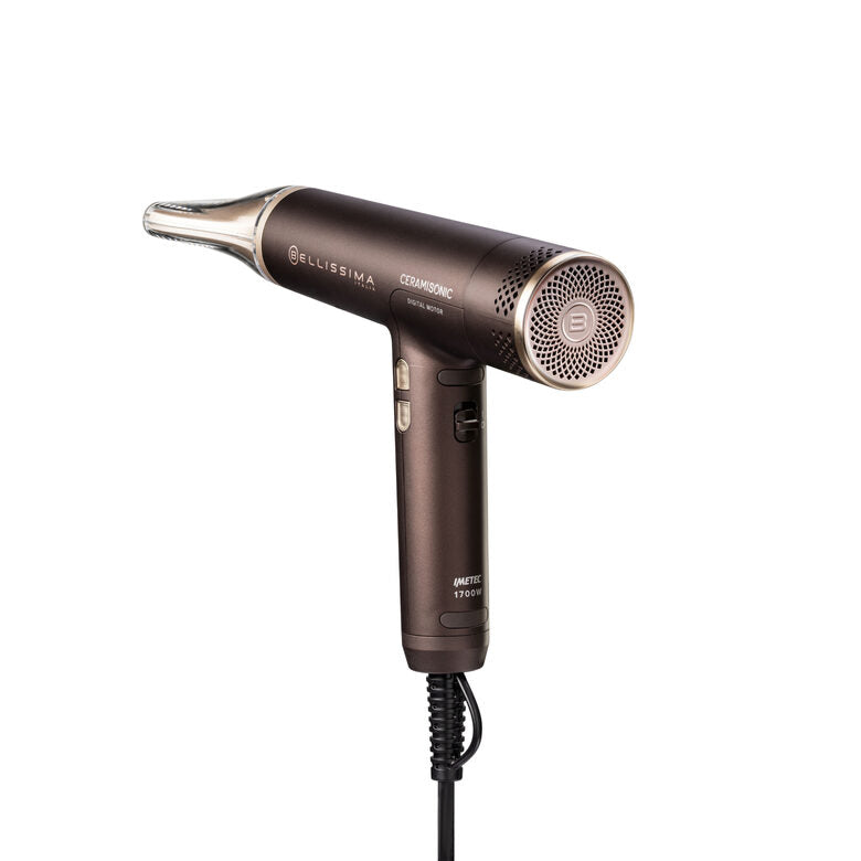 Bellissima Ceramisonic Asciugacapelli, Motore Digitale ad alta velocità, ultraleggero, con tecnologia Tecnologia Ion Ceramic Hi-Pro, ioni, 3 velocità, 3 temperature, Impostazione Gentle Dry,