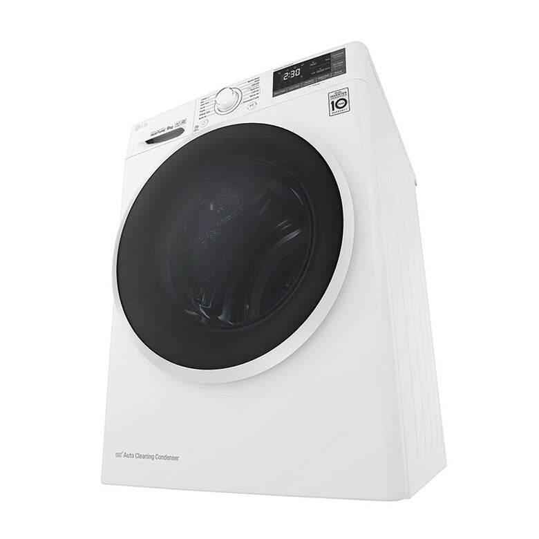 LG RH90V5AV6Q asciugatrice 9 kg Pompa di Calore Libera installazione Carica frontale A++
