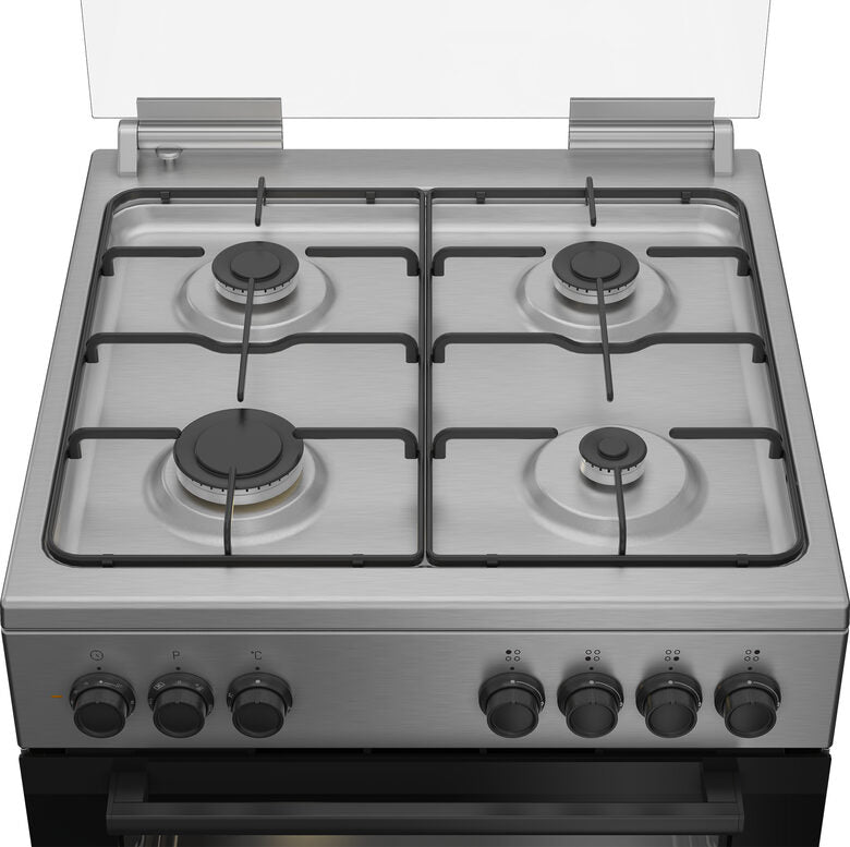 Beko FBE62120XD cucina A Elettrico Gas 60 x 60  Acciaio inox