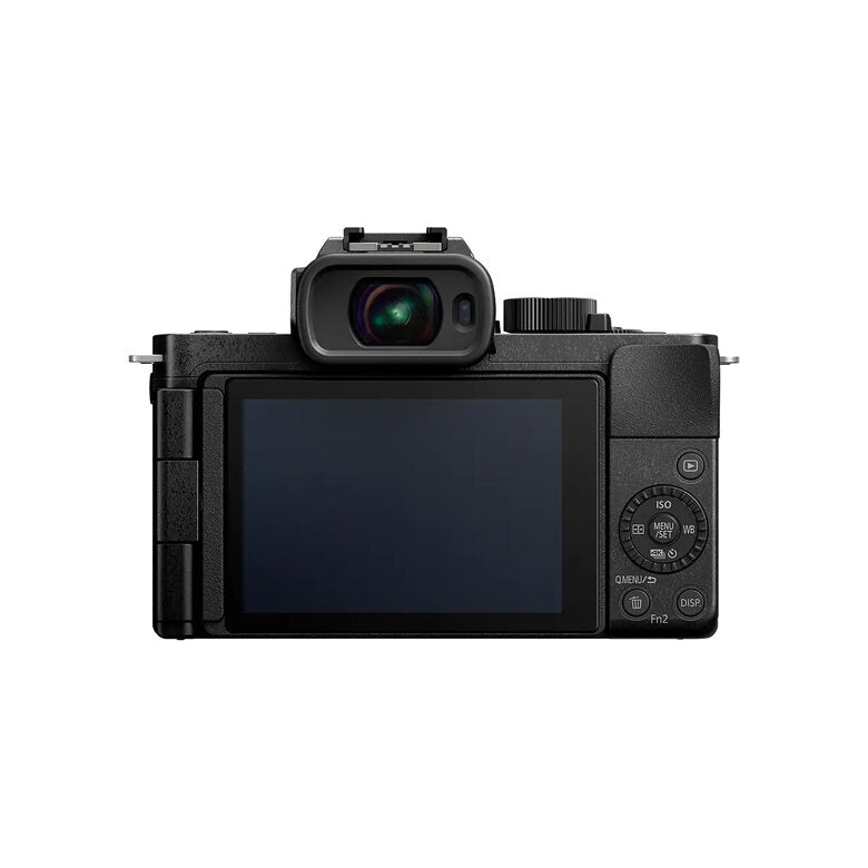 Fotocamera Panasonic Lumix DC-G100DKEGK Fotocamera DC-G100D + Obiettivo H-FS 12-32 Nero [DC-G100DKEGK]