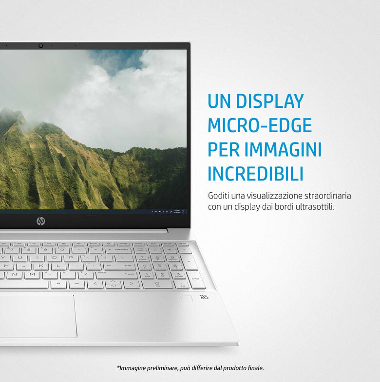 HP Pavilion 15-eh0009nl Computer portatile 39,6 cm (15.6") Full HD AMD Ryzen 7 16 GB DDR4-SDRAM 512 GB SSD Wi-Fi 5 (802.11ac) Windows 10 Home Argento