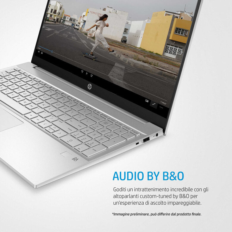 HP Pavilion 15-eh0018nl AMD Ryzen™ 7 4700U Computer portatile 39,6 cm (15.6") Full HD 12 GB DDR4-SDRAM 512 GB SSD Wi-Fi 5 (802.11ac) Windows 10 Home Argento