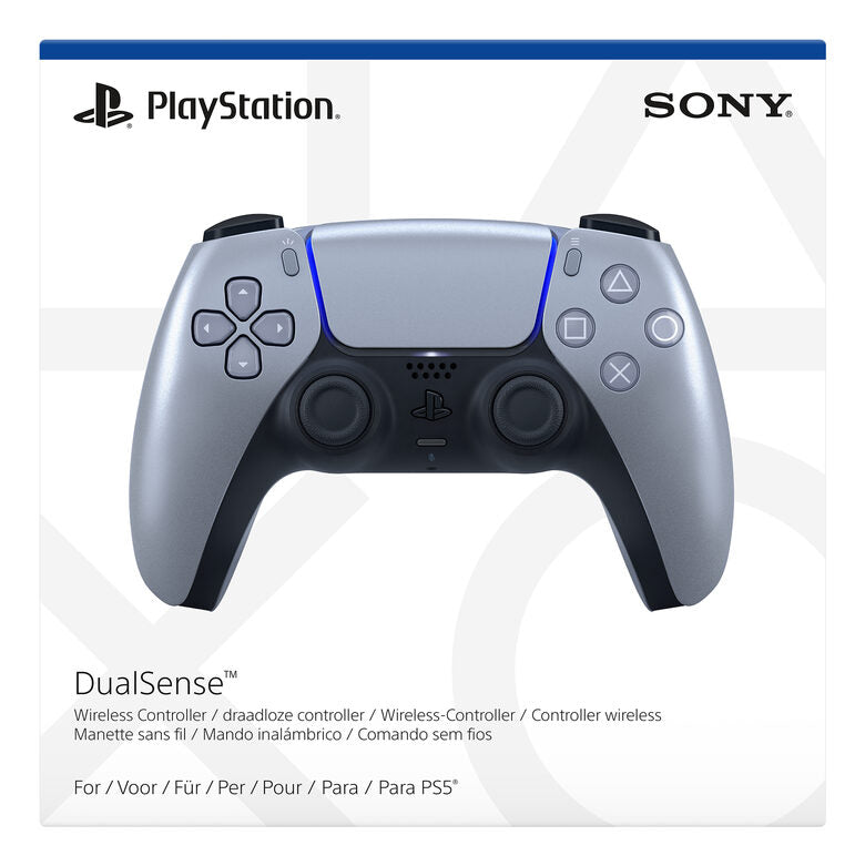 Sony DualSense Argento Bluetooth/USB Gamepad Analogico/Digitale PlayStation 5