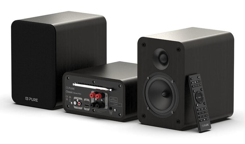 Pure Classic Stereo Mini Microsistema audio per la casa 20 W Nero