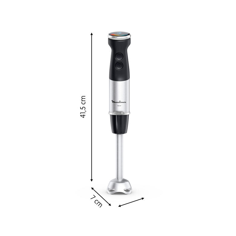 Frullatore a immersione Moulinex DD6738 potenza 1000W con bicchiere tritatutto e frusta