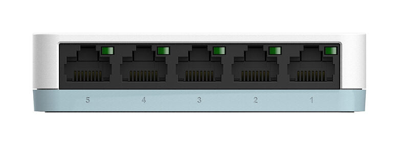 D-Link DGS-1005D/E switch di rete Non gestito L2 Gigabit Ethernet (10/100/1000) Bianco