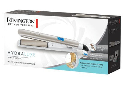 Remington S8901 messa in piega Piastra per capelli Caldo Nero, Rose Gold, Bianco