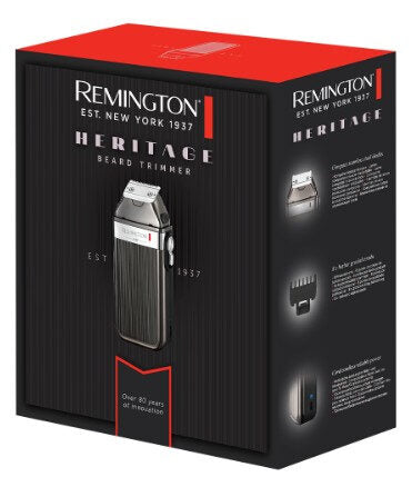 Remington MB9100 regolabarba Bagnato e secco Nero, Acciaio inossidabile