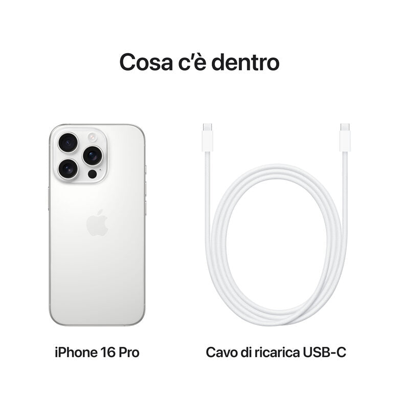 Apple iPhone 16 Pro 1TB Titanio Bianco