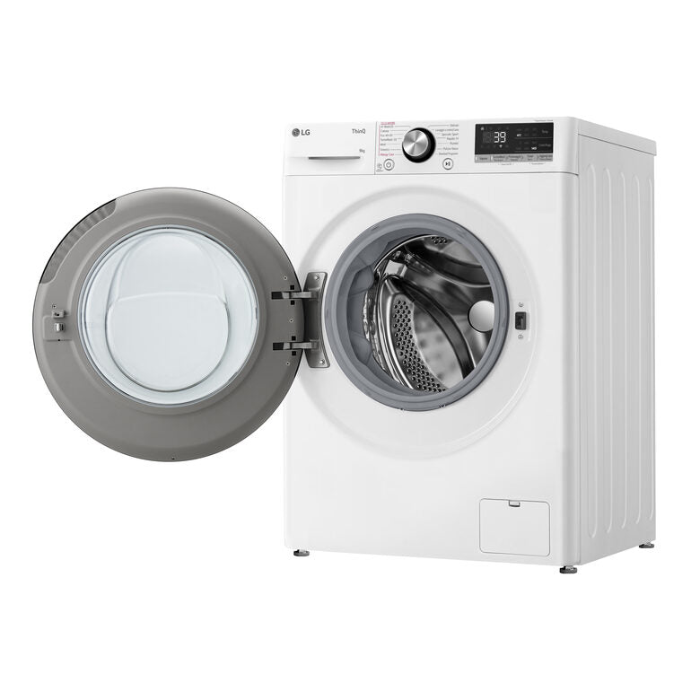 LG F4R7009TSWB Lavatrice 9kg AI DD, Classe A-10%, 1400 giri, TurboWash, Vapore
