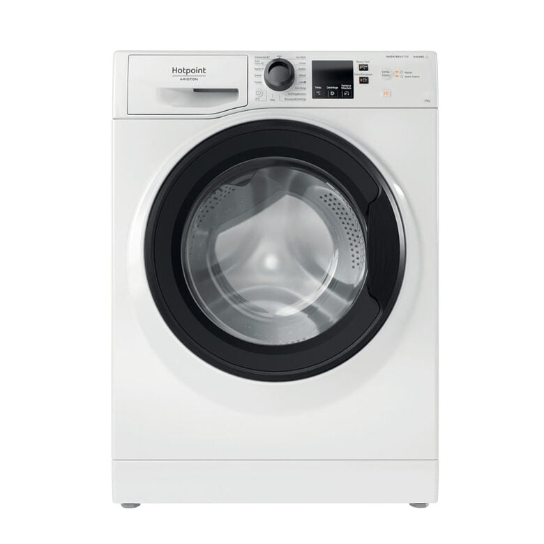 Hotpoint Ariston NF1046WKIT Lavatrice A Libera Installazione 10 Kg, 1400 Giri, Steam Hygiene, Anti Allergy, Antimacchia, Classe A, Bianco