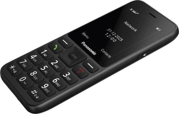 Panasonic KX-TU260EXB cellulare 6,1 cm (2.4") 118 g Nero Telefono per anziani