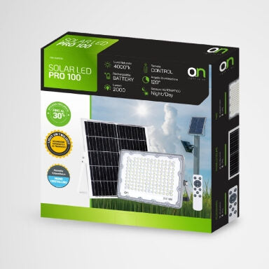 Kon.El.Co. Solar LED Pro 100 20 W Grigio