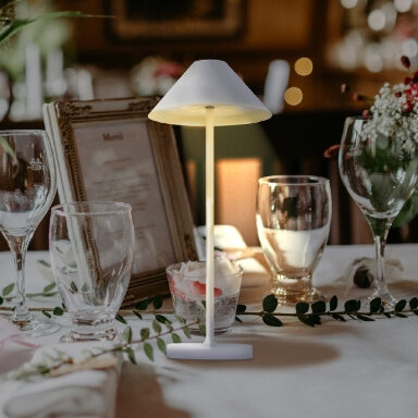 Kon.El.Co. Liberty lampada da tavolo 3 W Bianco