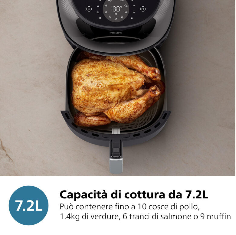 Philips 3000 series NA342/00 Airfryer 7.2 L, Friggitrice ad aria 16 in 1, App ricettario