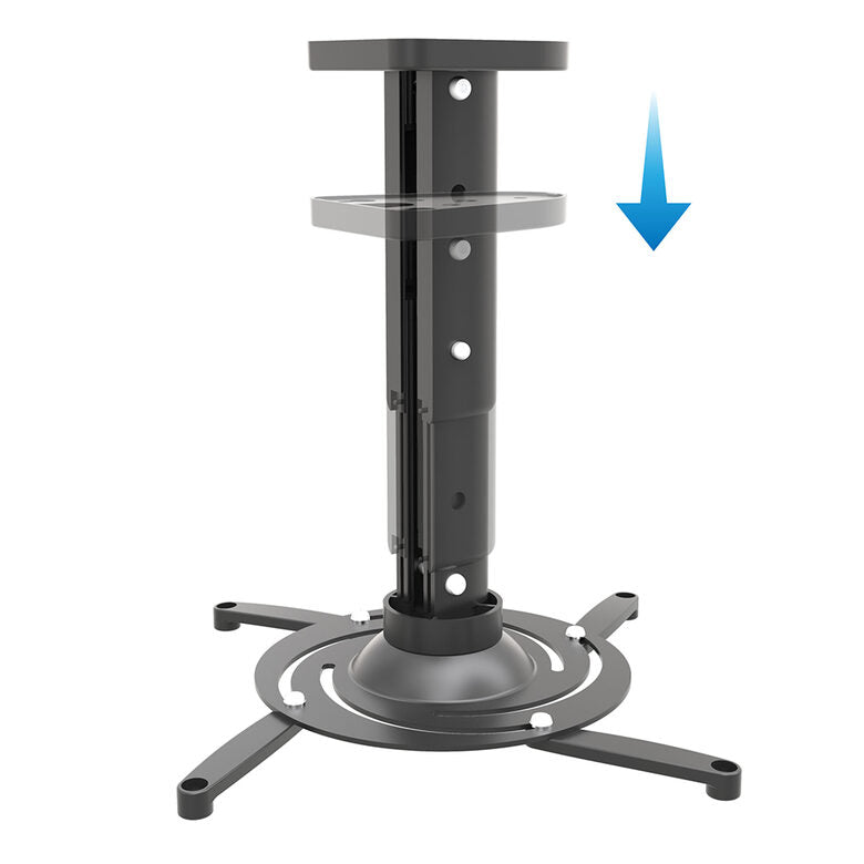 Irradio SP-IR-CEILING-240/310 Supporto da Soffitto Universale per Videoproiettore Regolabile Nero
