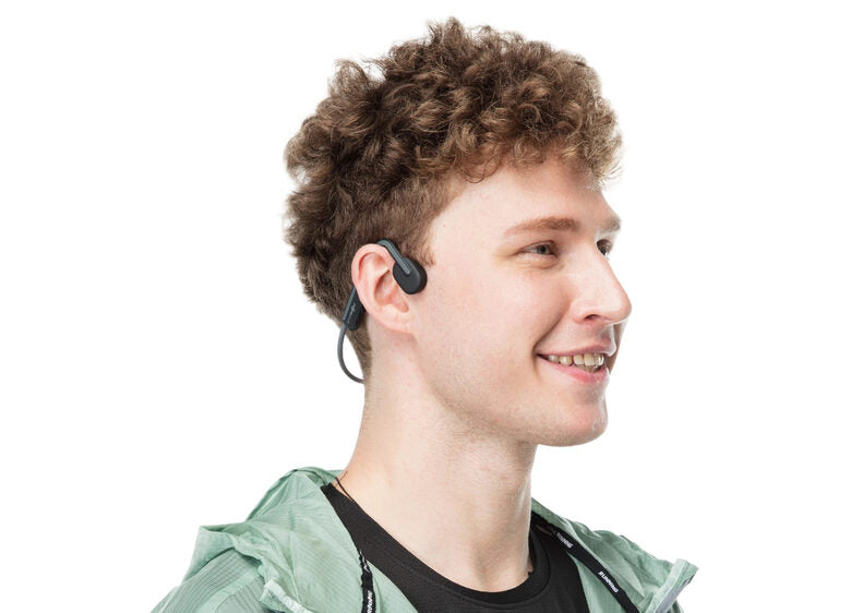SHOKZ OpenMove Auricolare Wireless A clip, Passanuca Musica e Chiamate USB tipo-C Bluetooth Grigio