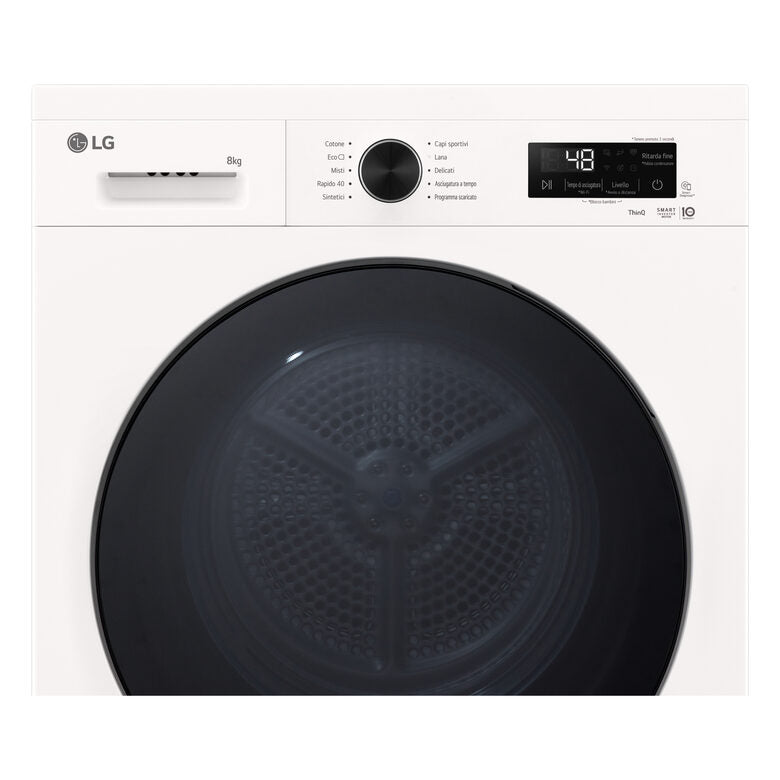 LG RNX1008NWB Asciugatrice 8 kg Classe C Bianco