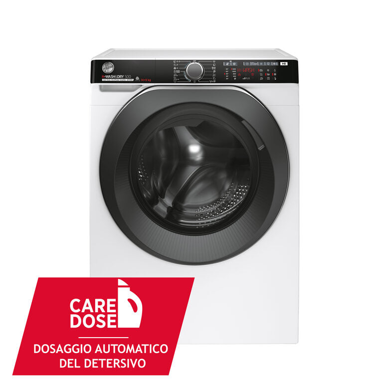 Hoover H-WASH&DRY 500 lavasciuga Libera installazione Caricamento frontale Bianco F