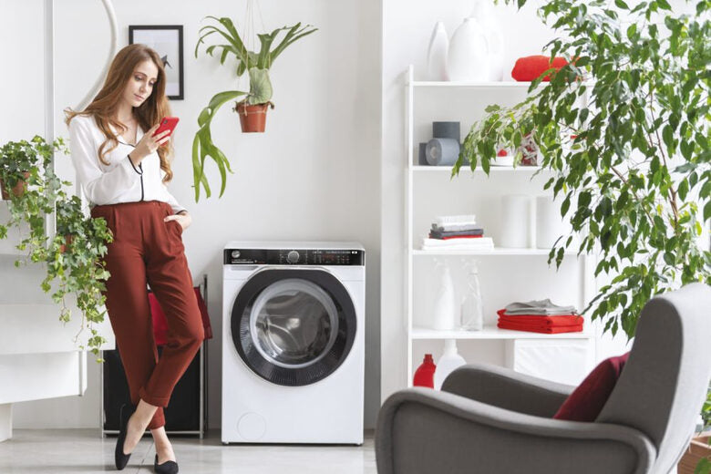 Hoover H-WASH&DRY 500 lavasciuga Libera installazione Caricamento frontale Bianco F