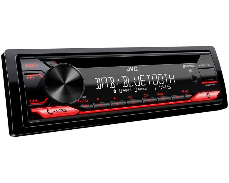 JVC KD-DB622BT Ricevitore multimediale per auto Nero 200 W Bluetooth