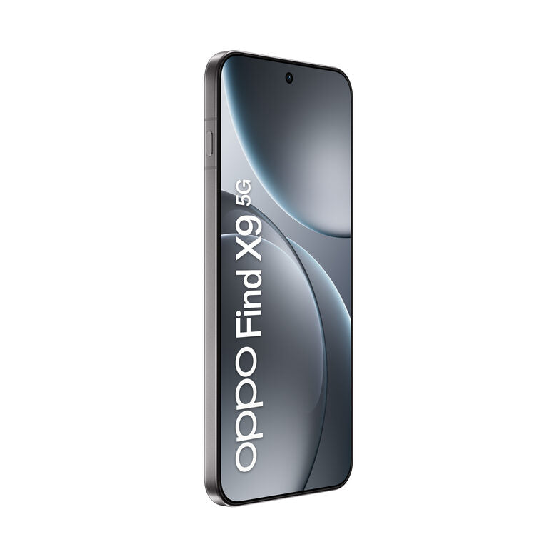 OPPO Find X9 5G AI Smartphone, Tripla Fotocamera 50+50+50MP, Selfie 32MP, Display 6.59” 120HZ AMOLED 1.5K, 7025mAh, RAM 12GB(Esp4GB/8GB/12GB)+ROM 512GB, [Versione Italia], Titanium Grey