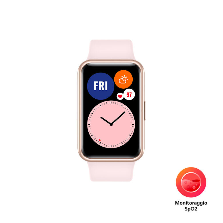 Huawei WATCH Fit 4,17 cm (1.64") 30 mm AMOLED Rosa GPS (satellitare)