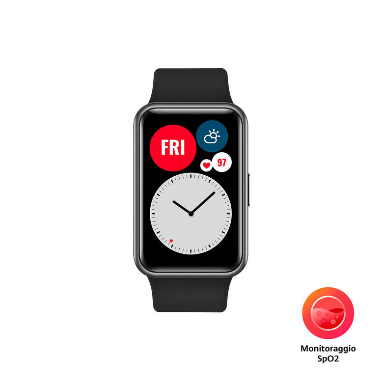 Huawei WATCH Fit 4,17 cm (1.64") 30 mm AMOLED Grafite GPS (satellitare)
