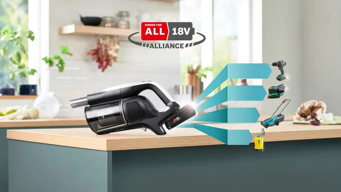 Bosch BCS1041WAC Scopa elettrica, Unlimited 10, Bianco