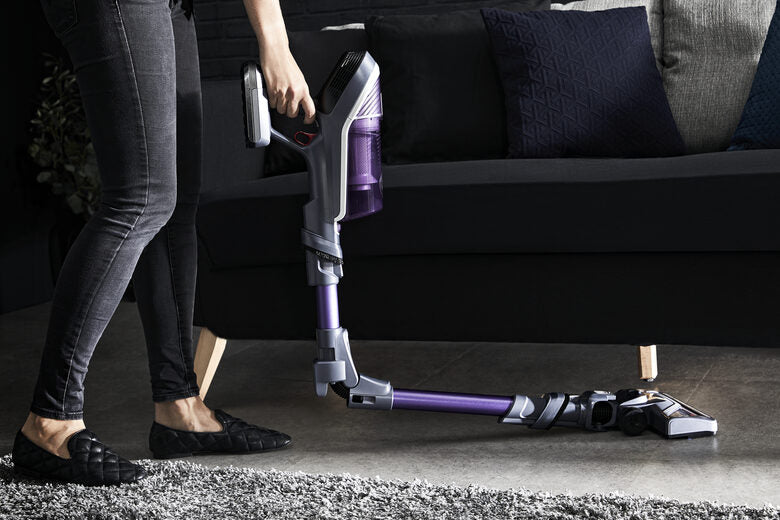 Rowenta X-Force RH9639 XFORCE FLEX 8.60 Allergy, Scopa Ricaricabile, Aspirapolvere con Tubo Flessibile per raggiungere ogni punto, Aspira fino a 35 minuti, Batteria Removibile, Kit Allergy