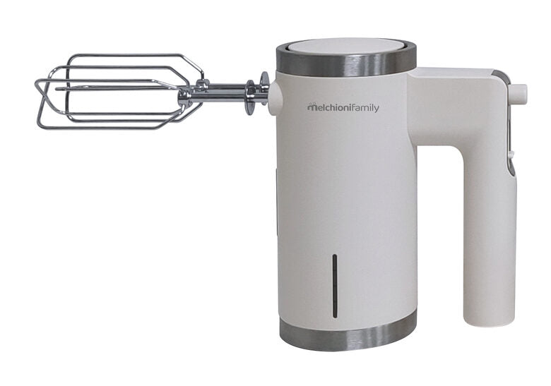 Melchioni 118420040 sbattitore Sbattitore manuale 150 W Stainless steel, Bianco