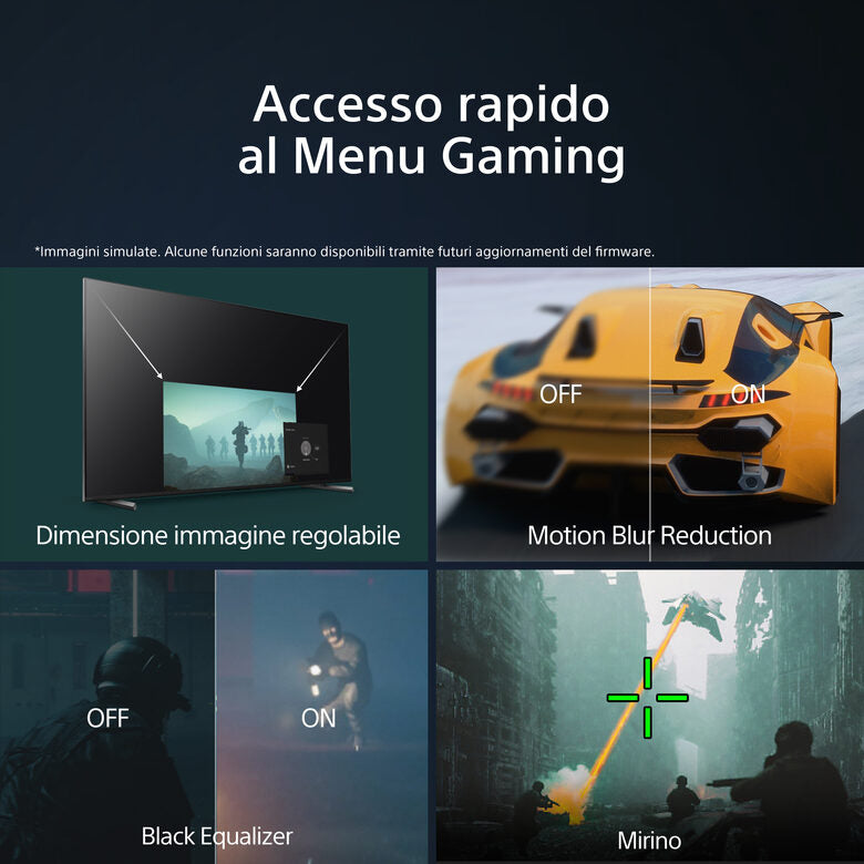 Sony XR-65A80L Televisione Smart TV 65 Pollici Oled 4K Ultra Hd Nero