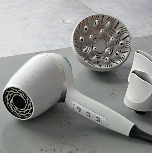 Remington EC9001 Blu, Metallico, Bianco