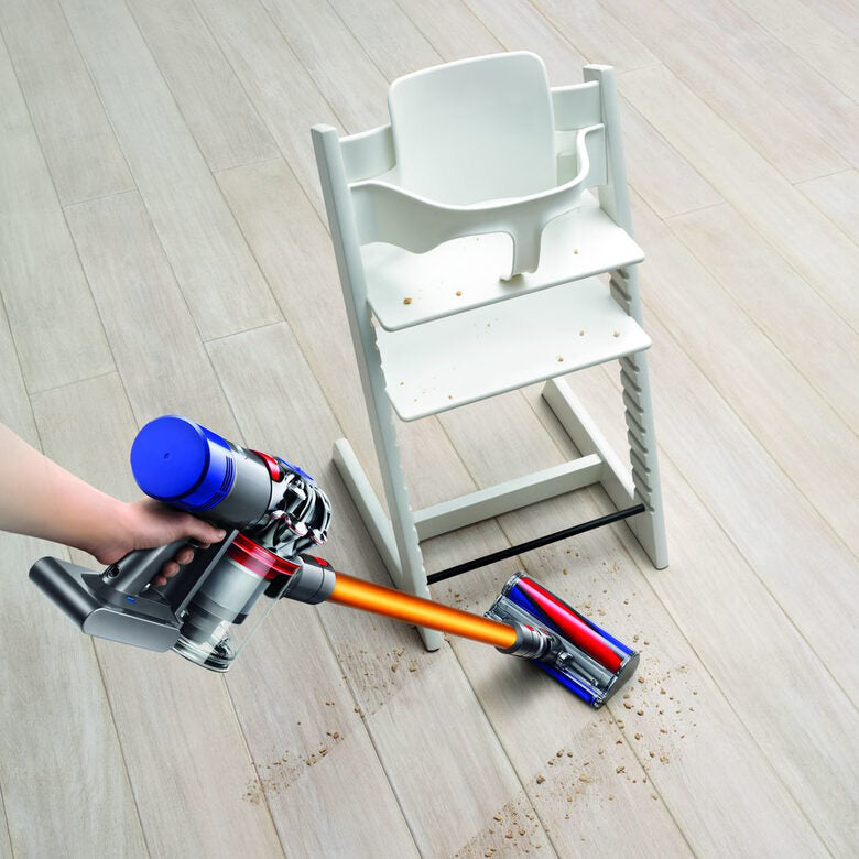 Dyson V8 Absolute + Grigio, Nichel, Giallo Senza sacchetto